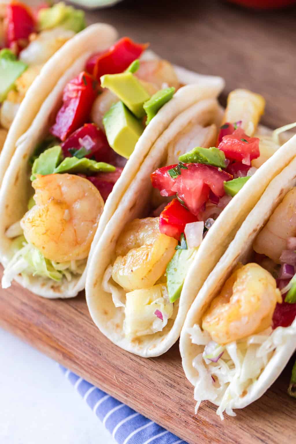 Shrimp Tacos with Pineapple Slaw - The Cookie Rookie®