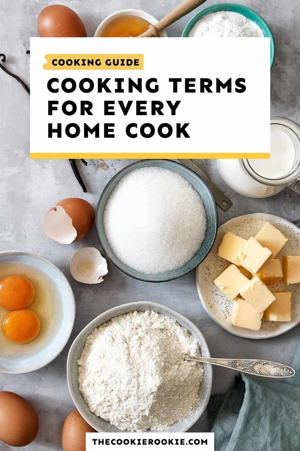 Cooking Terms Definitions For Home Cooks The Cookie Rookie 