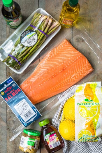 Honey Garlic Salmon and Asparagus - The Cookie Rookie®