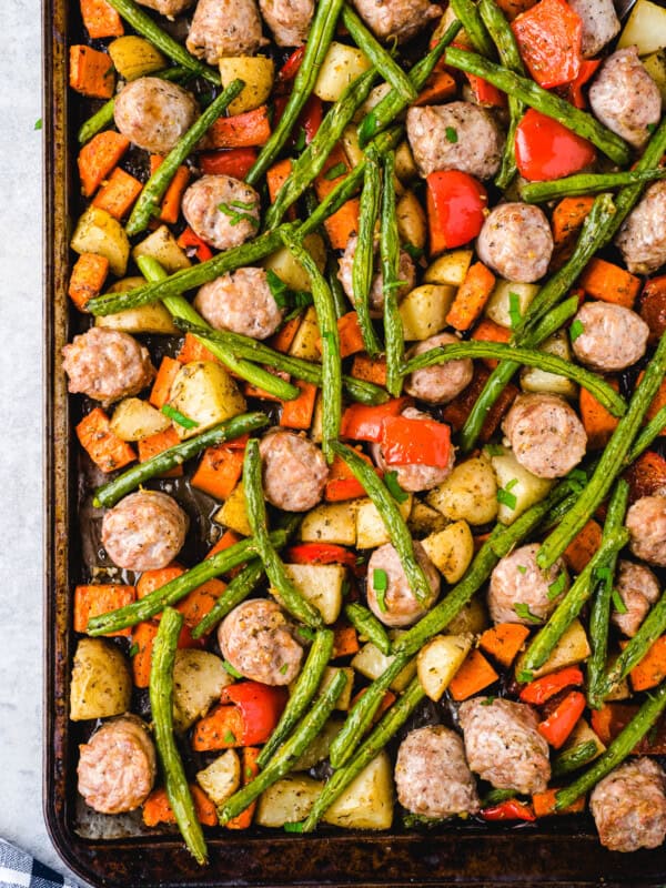 Italian Sausage Sheet Pan Dinner