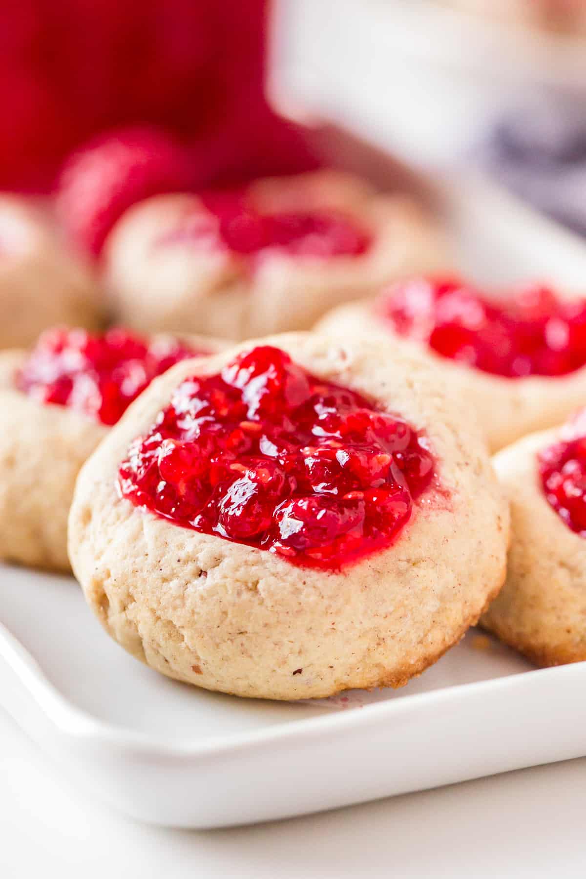 Raspberry Thumbprint Cookies Recipe - The Cookie Rookie®