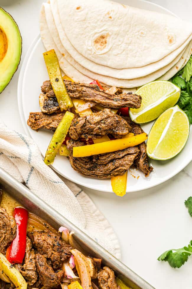 Sheet Pan Steak Fajitas Recipe - The Cookie Rookie®