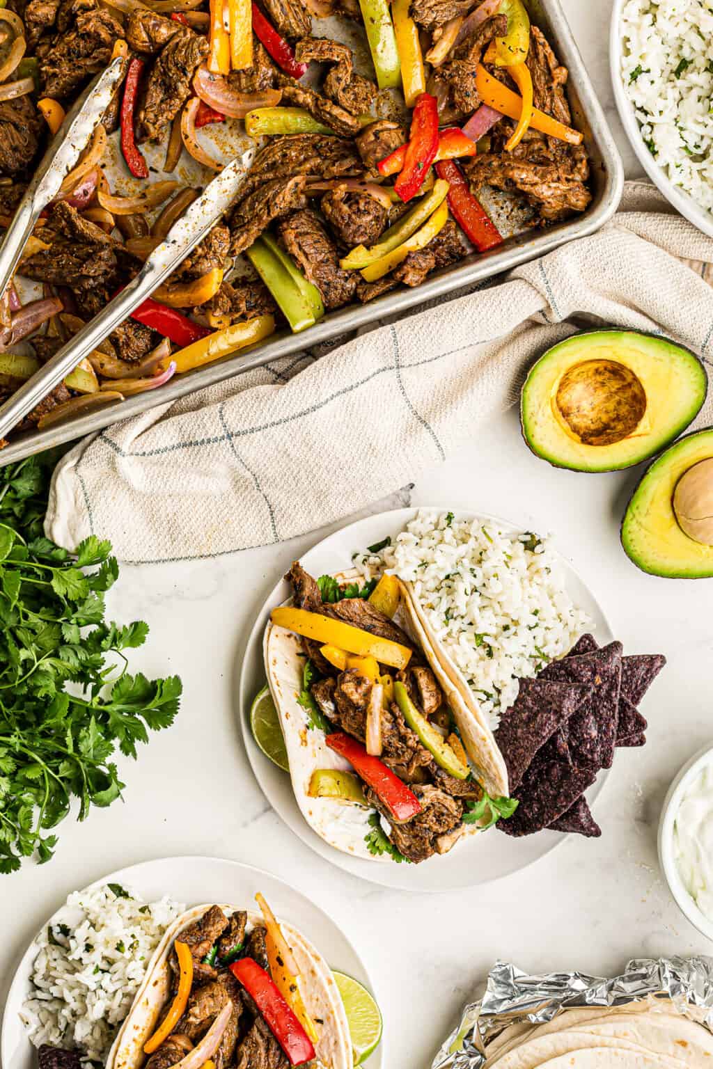 Sheet Pan Steak Fajitas Recipe - The Cookie Rookie®