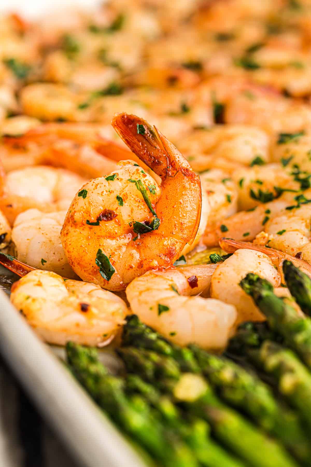 Healthy Sheet Pan Shrimp Asparagus Potato Dinner Recipe – Health Starts in  the Kitchen