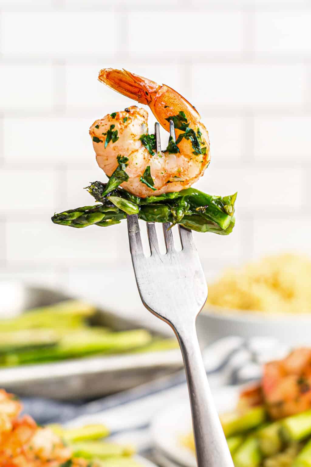 Shrimp and Asparagus Sheet Pan Meal - The Cookie Rookie®