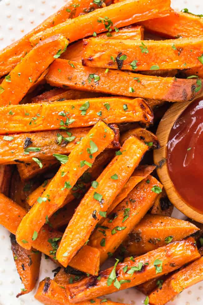 Baked Sweet Potato Fries - The Cookie Rookie®