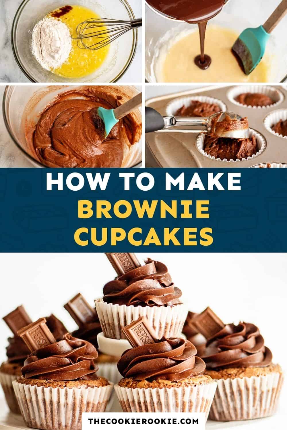 Brownie Cupcakes Recipe - The Cookie Rookie®