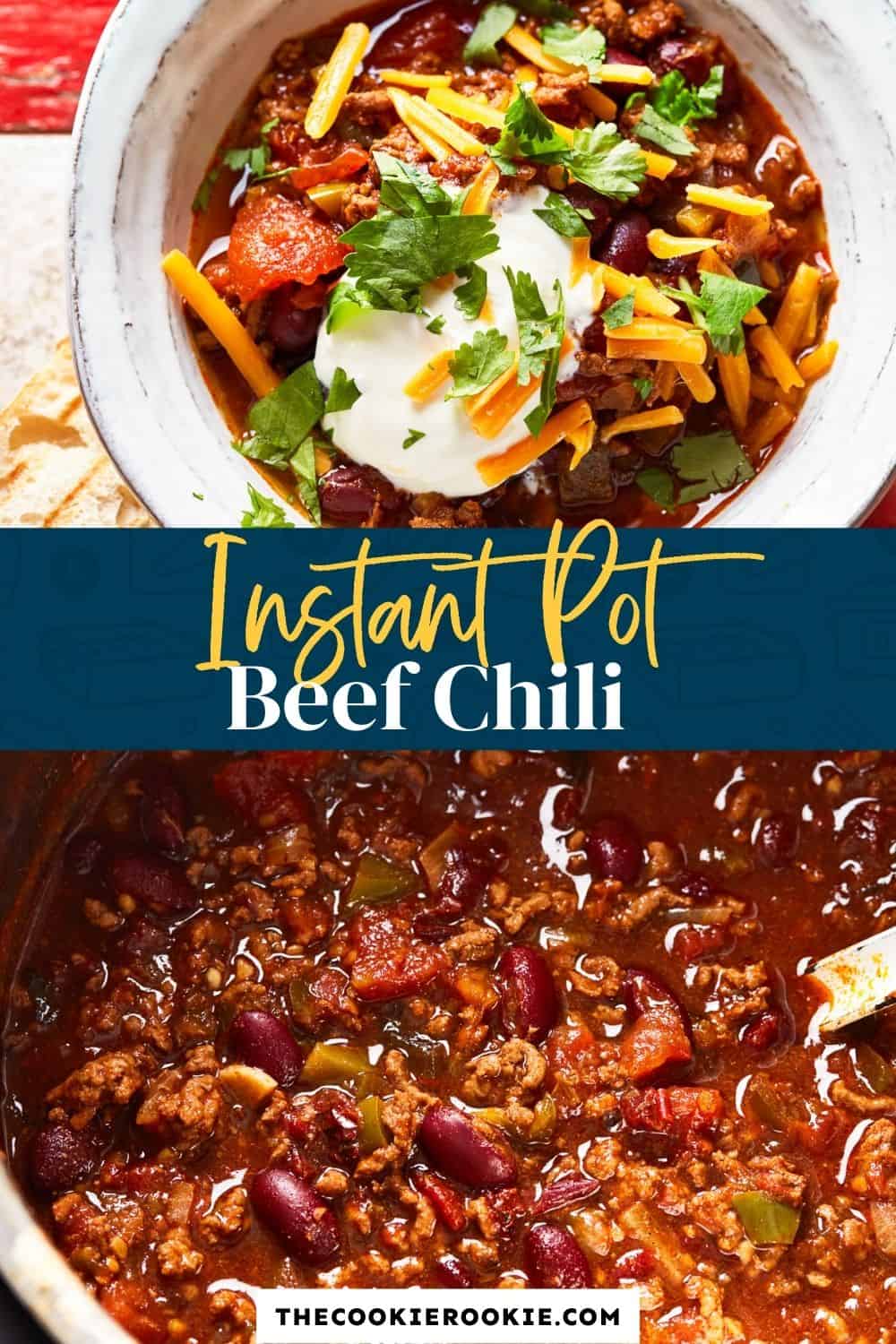 Instant Pot Chili - The Cookie Rookie®