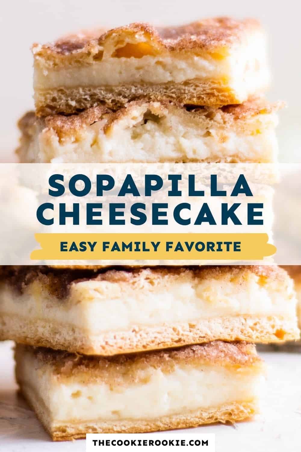 Sopapilla Cheesecake Bars Recipe - The Cookie Rookie®