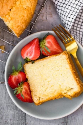 Homemade Pound Cake (Classic) Recipe - The Cookie Rookie®