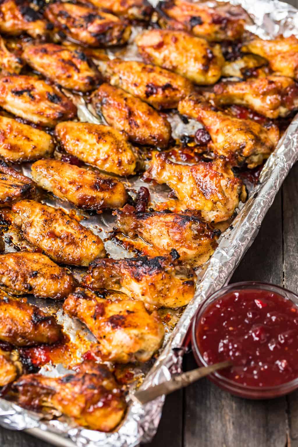 Cranberry Chicken Wings Recipe - The Cookie Rookie®