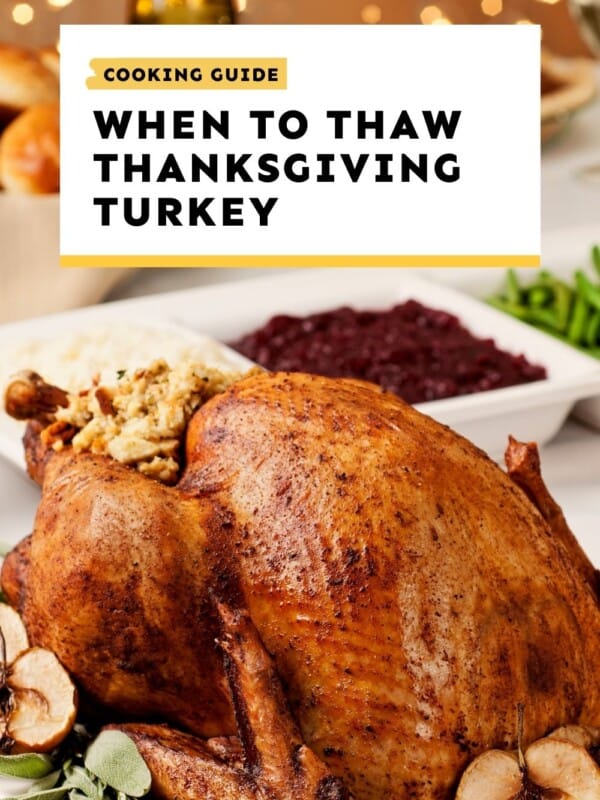 when to thaw thanksgiving turkey