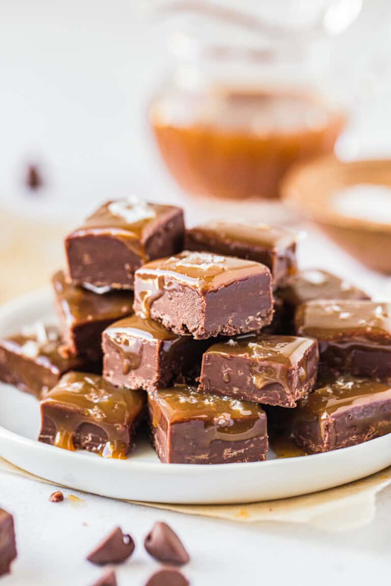 Salted Caramel Chocolate Fudge Recipe - The Cookie Rookie®