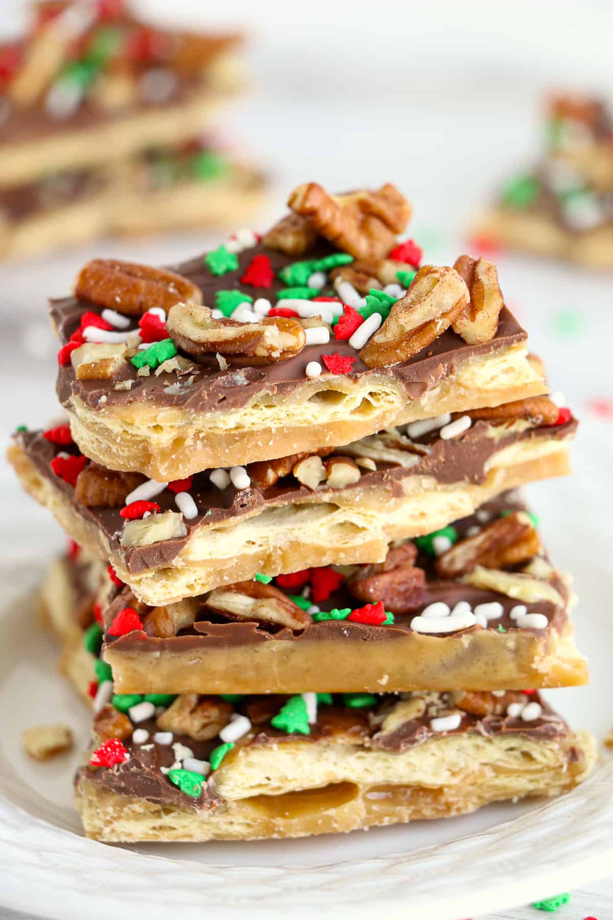 Christmas Crack (Cracker Toffee) - The Cookie Rookie®