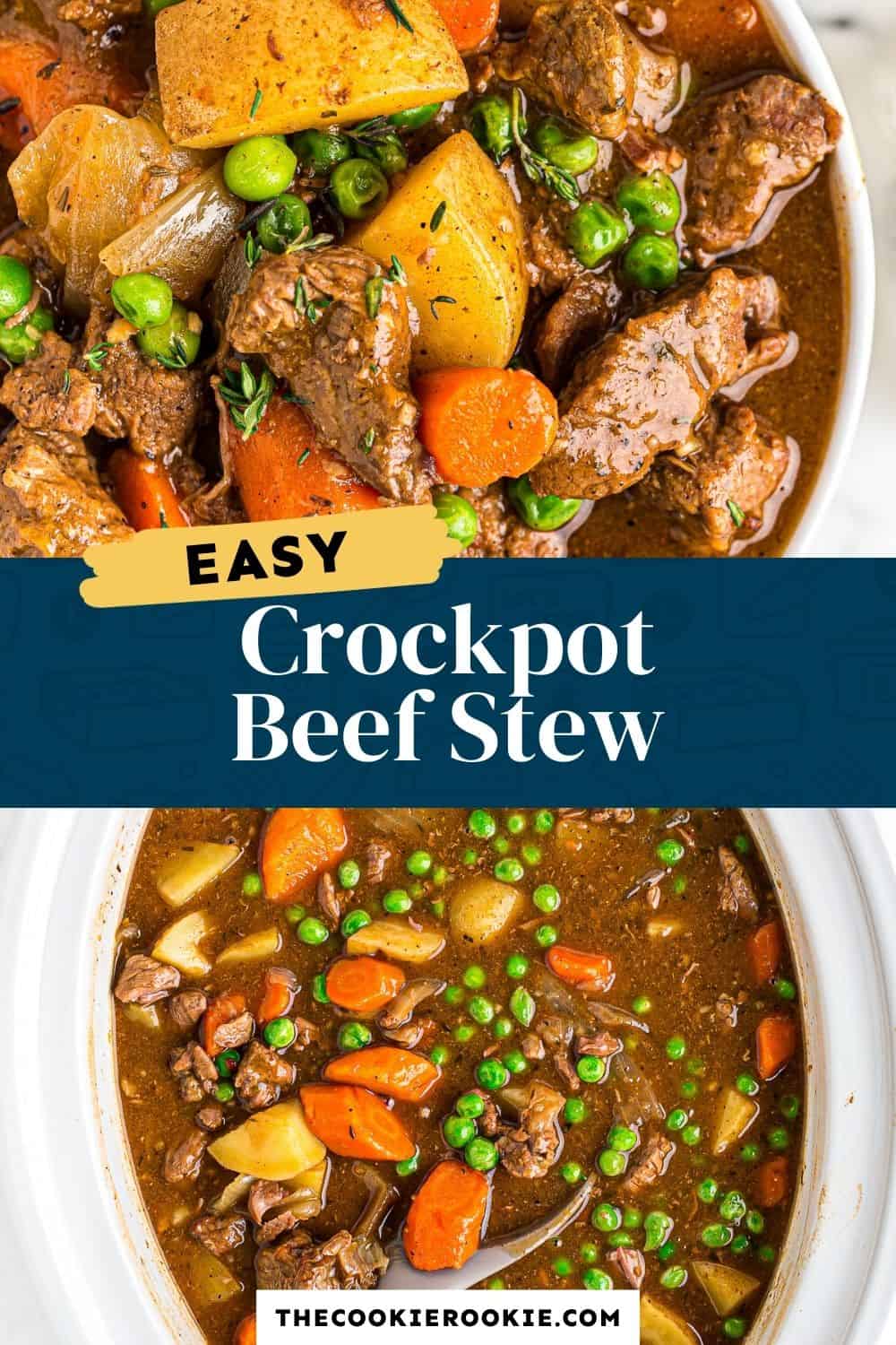 Crockpot Beef Stew Recipe - The Cookie Rookie®