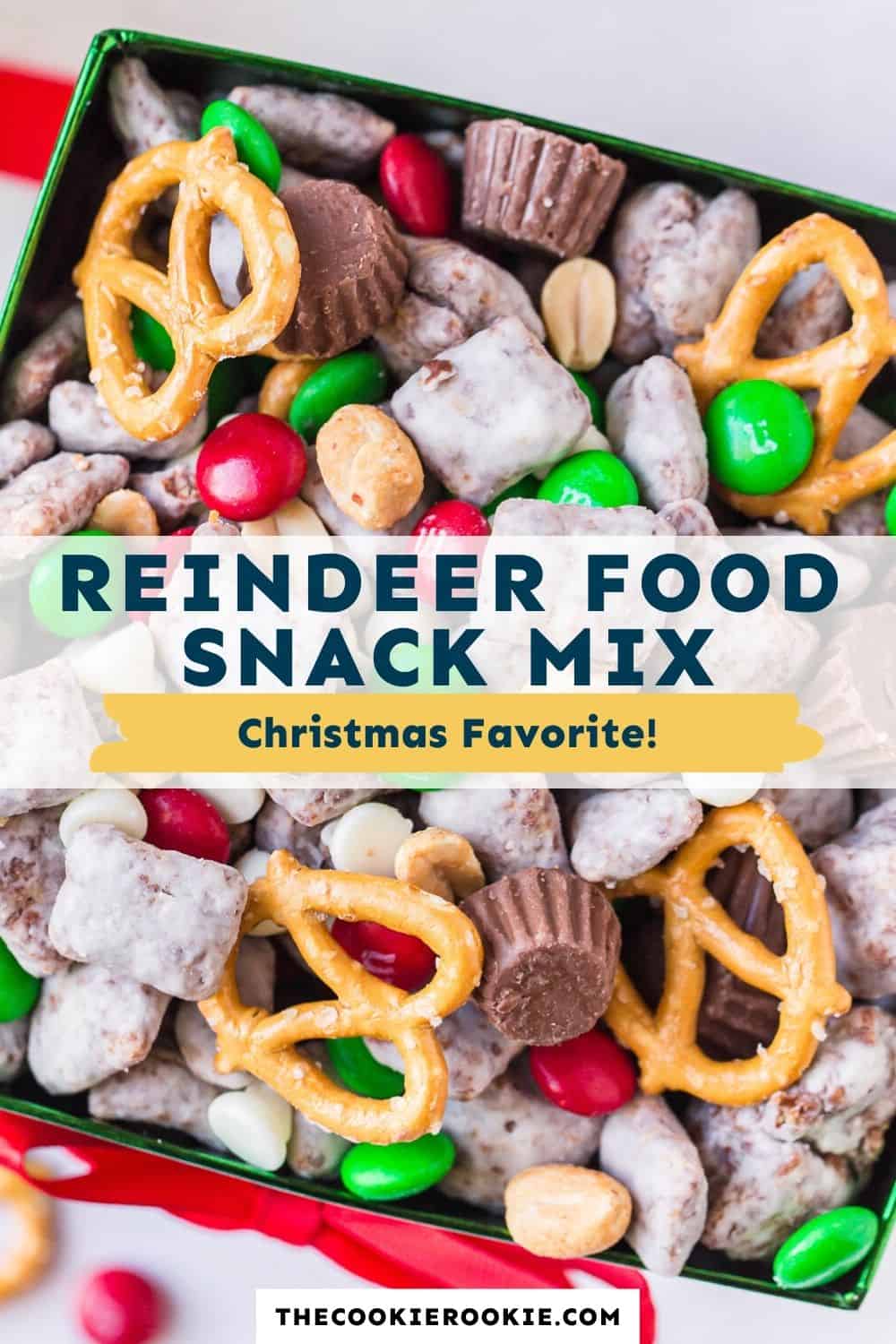 Reindeer Food Snack Mix Recipe - The Cookie Rookie®