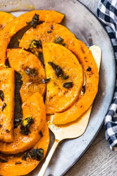 Roasted Butternut Squash with Browned Butter & Sage Recipe - The Cookie ...