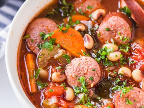 Instant pot black online bean soup with sausage