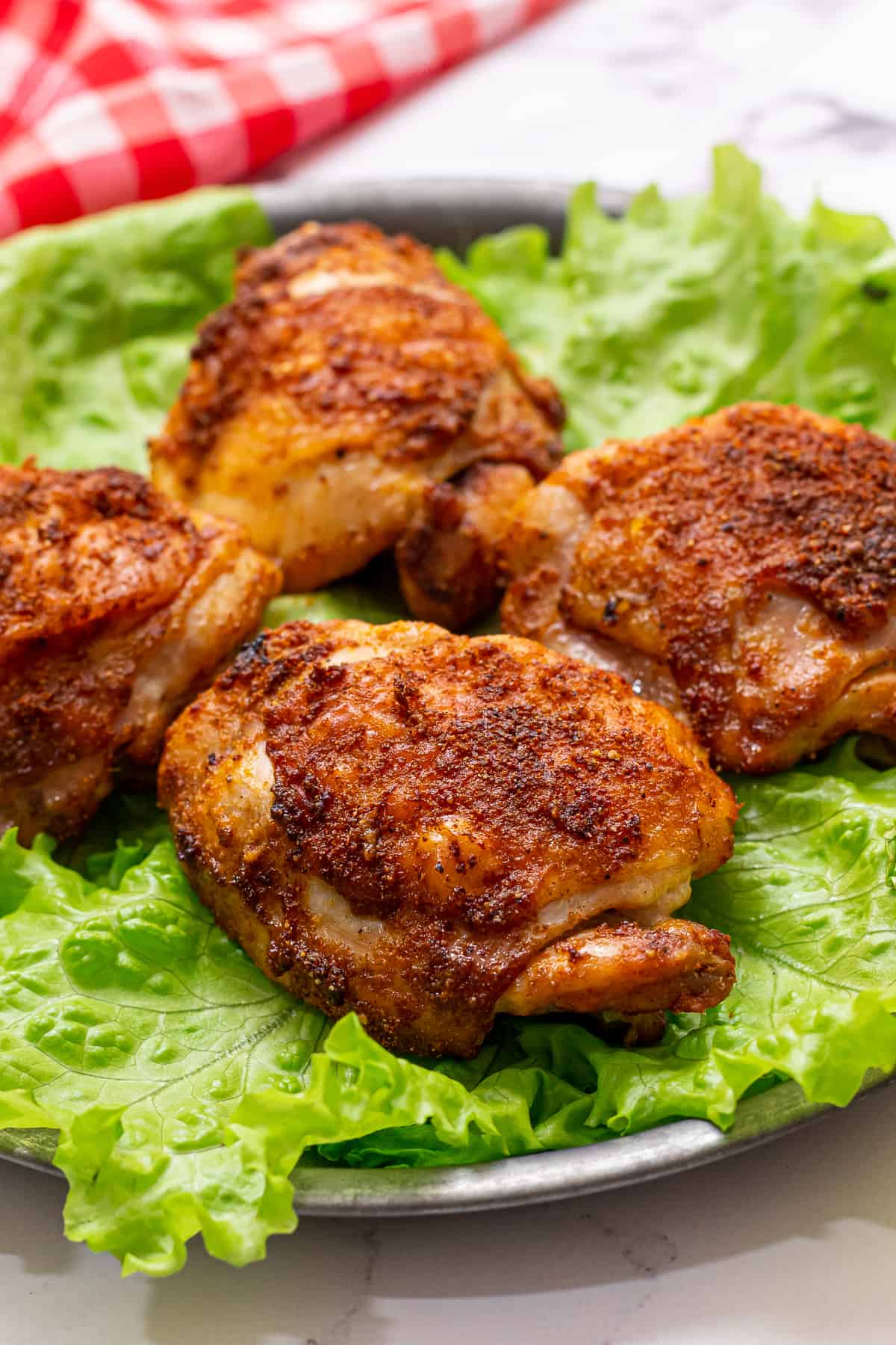 Air Fryer Chicken Thighs The Cookie Rookie 