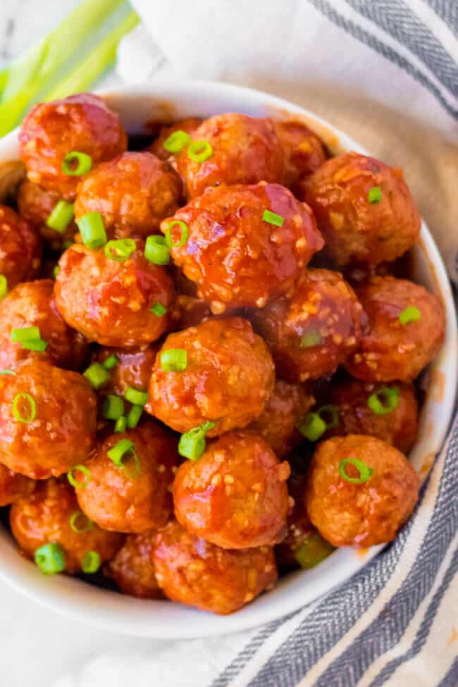 Crockpot Honey Garlic Meatballs Recipe The Cookie Rookie®