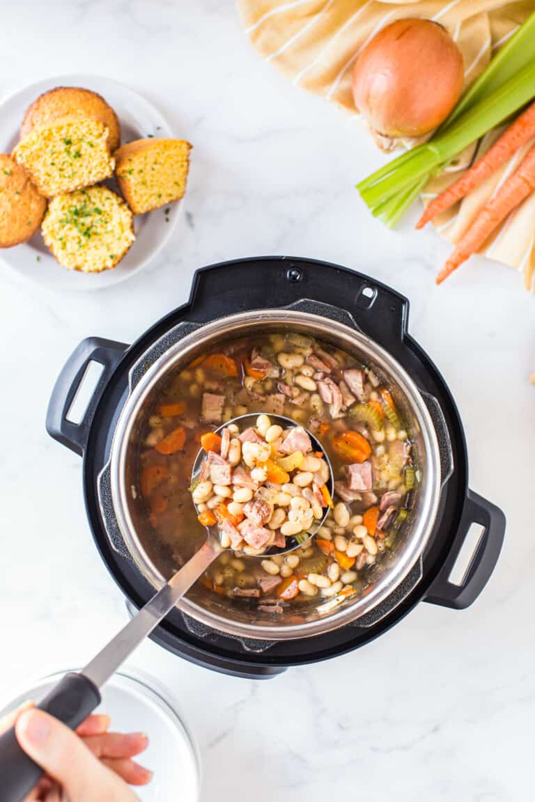 Instant Pot Ham And Bean Soup Recipe The Cookie Rookie® 0484