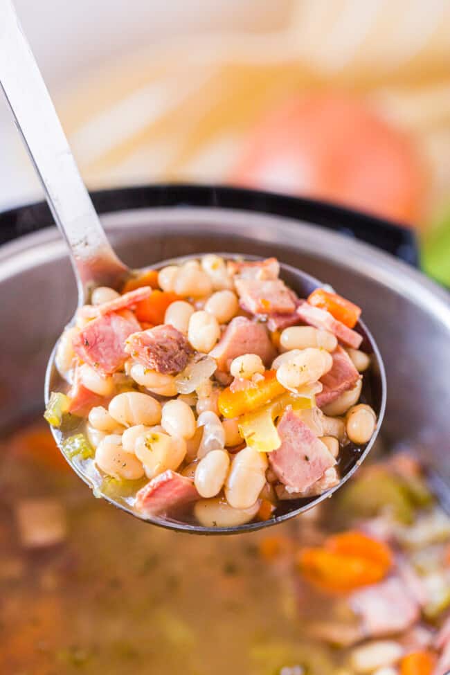 Instant Pot Ham and Bean Soup Recipe The Cookie Rookie®