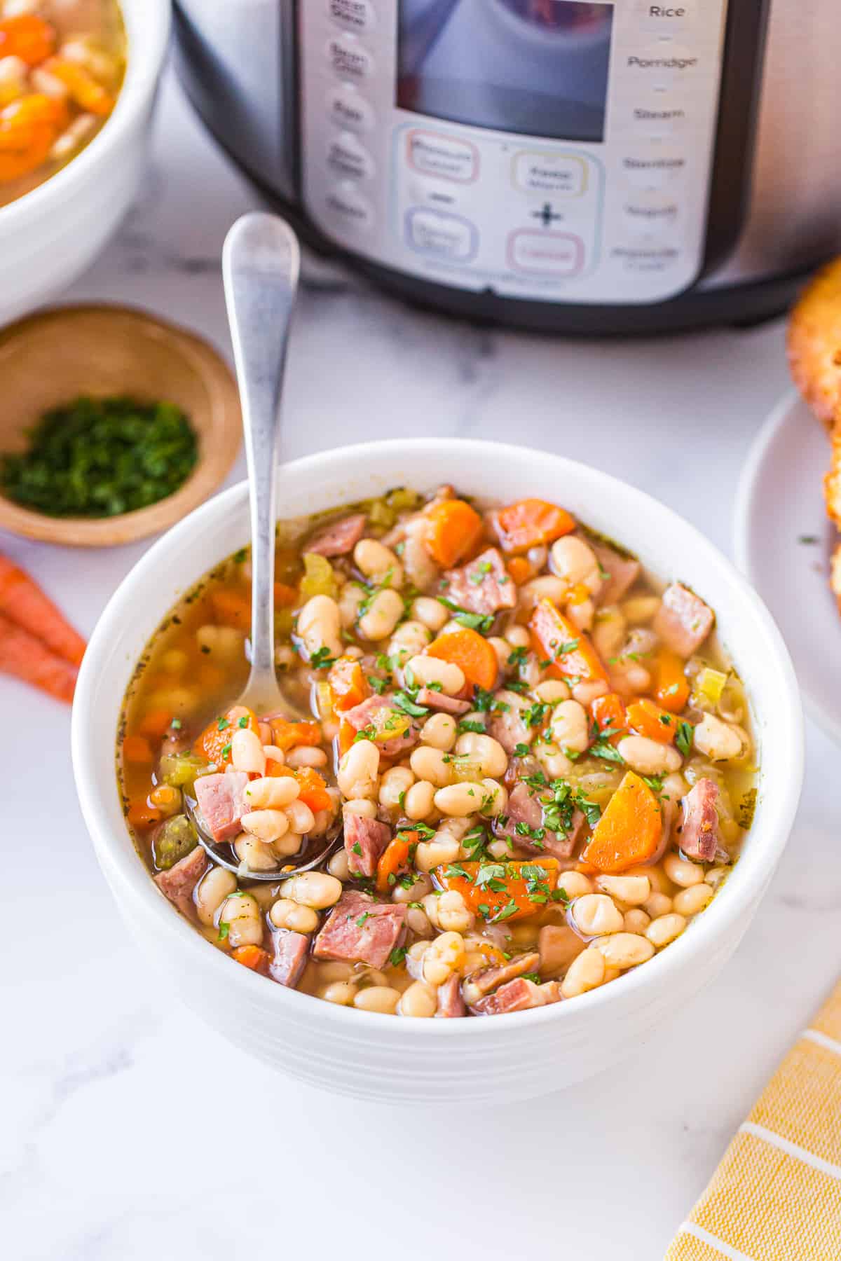 Instant Pot Ham And Bean Soup - The Cookie Rookie®