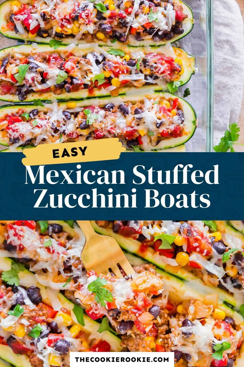 Mexican Zucchini Boats Recipe - The Cookie Rookie®