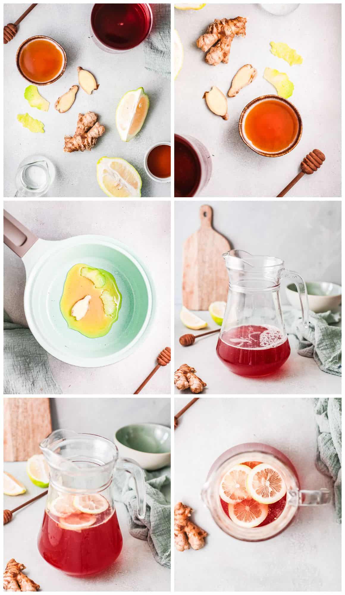 step by step photos for making cranberry margaritas