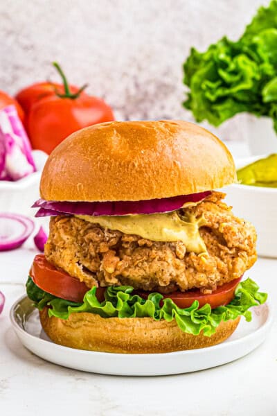 Crispy Chicken Sandwich - The Cookie Rookie®