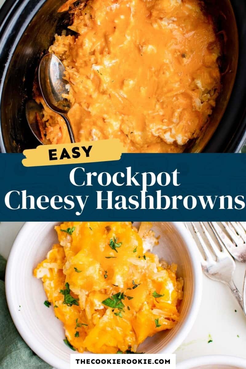 Crockpot Cheesy Hashbrowns - The Cookie Rookie®