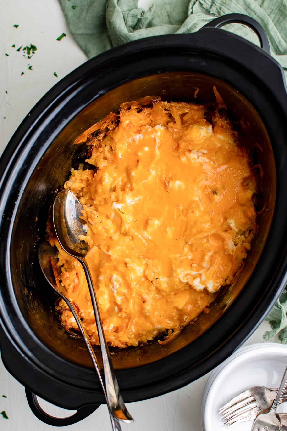 Crockpot Cheesy Hashbrowns The Cookie Rookie®