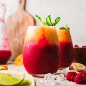 featured raspberry mango daiquiris