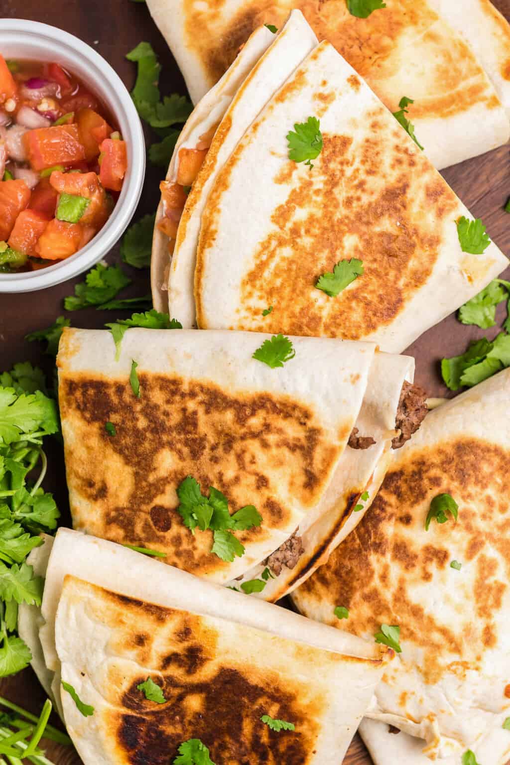 Beef Folded Tortillas Quesadilla Hack (Tik Tok Recipe) Recipe - The ...