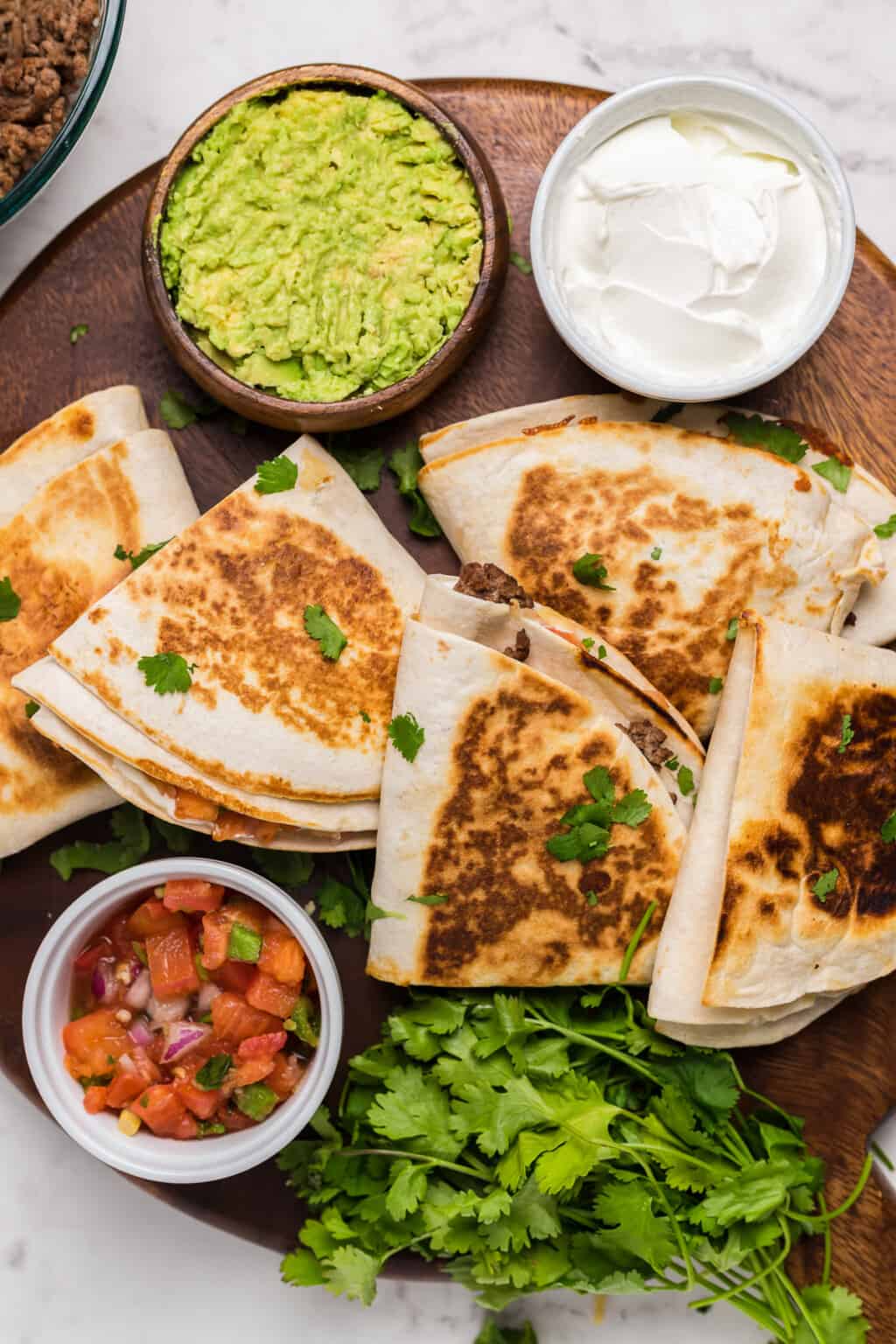 Beef Folded Tortillas Quesadilla Hack (Tik Tok Recipe) Recipe - The ...