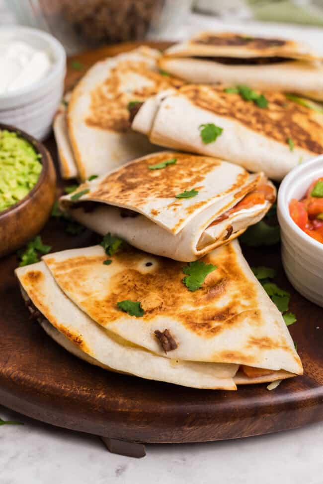 Beef Folded Tortillas Quesadilla Hack (Tik Tok Recipe) Recipe - The ...