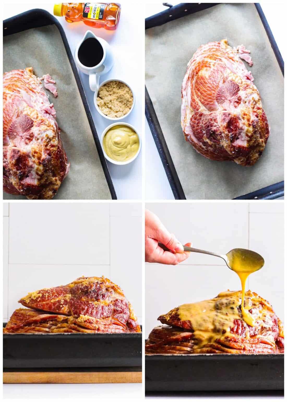 Honey Mustard Maple Glazed Ham Recipe - The Cookie Rookie®
