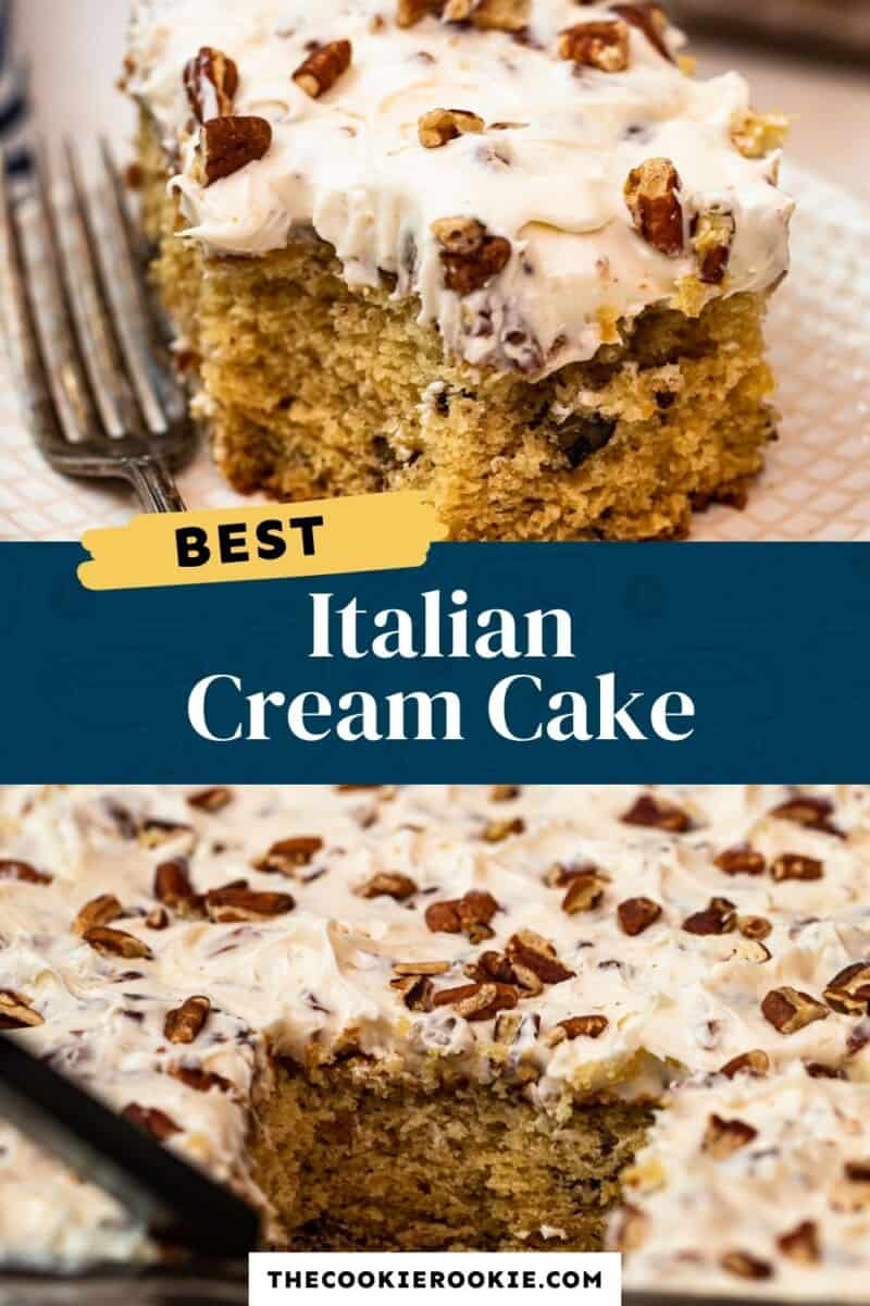Italian Cream Cake - The Cookie Rookie®