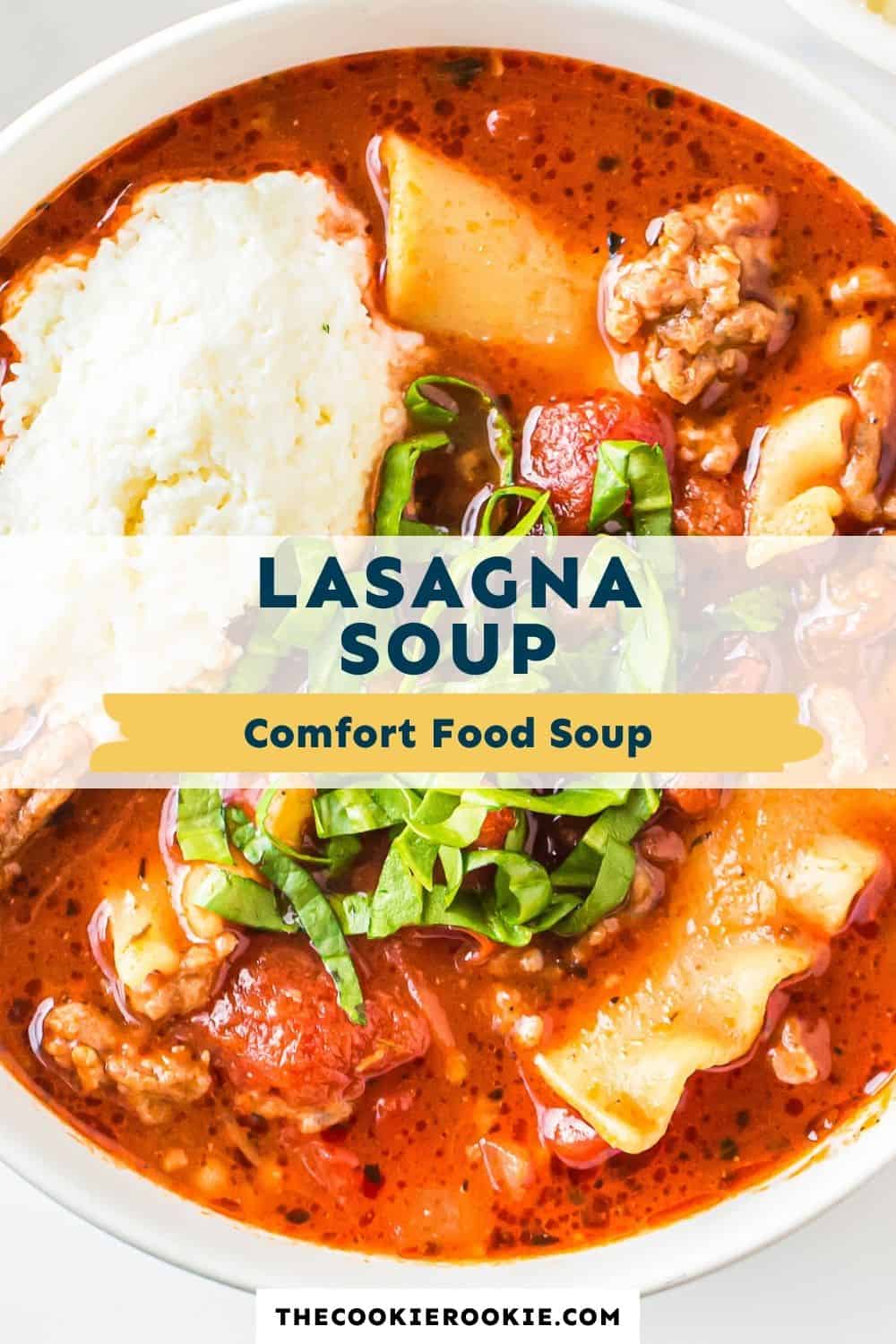 Lasagna Soup Recipe The Cookie Rookie®