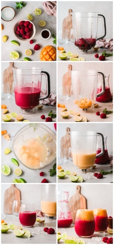 Raspberry Mango Daiquiris Recipe - The Cookie Rookie®