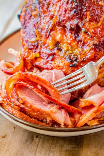 Orange Honey Glazed Ham Recipe - The Cookie Rookie®