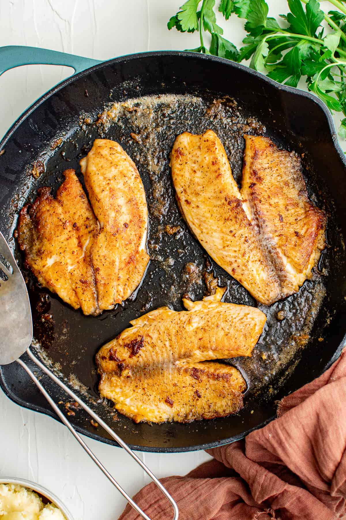 Pan Fried Tilapia - The Cookie Rookie®