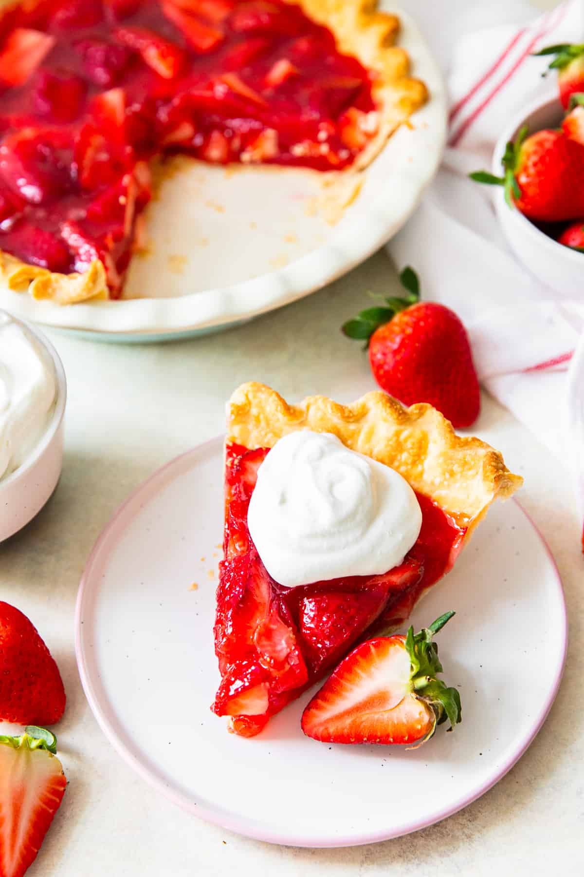 Strawberry Jello Pie - The Cookie Rookie®