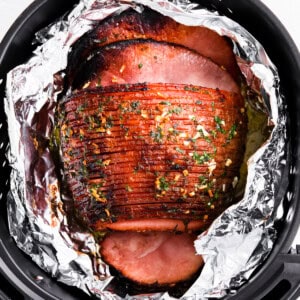 Air Fryer Ham with Garlic Butter Recipe - 9