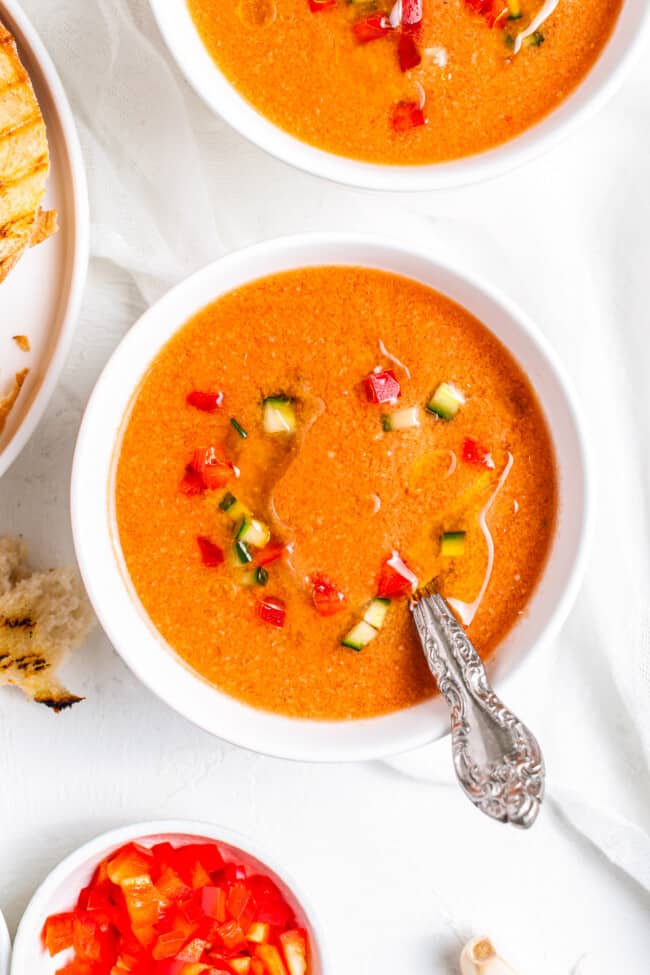 Easy Gazpacho Recipe - The Cookie Rookie®