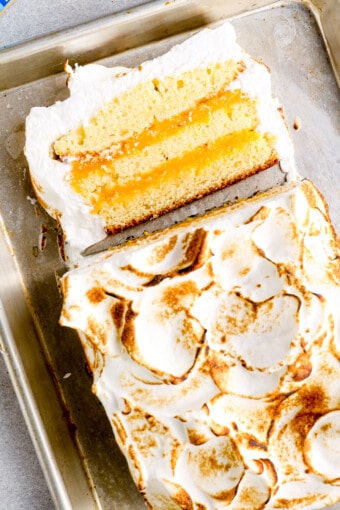 Lemon Meringue Cake Recipe - The Cookie Rookie®