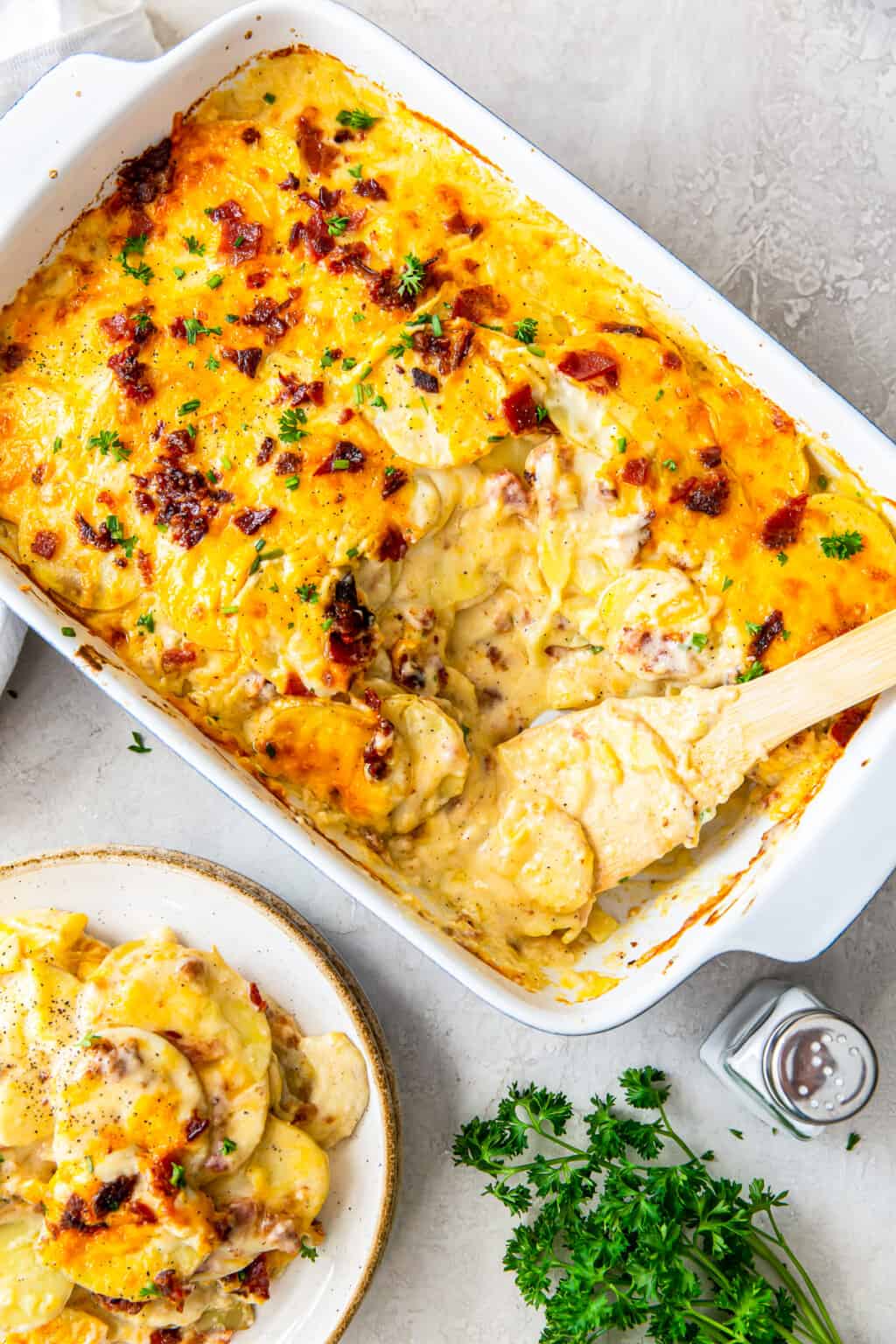 Loaded Scalloped Potatoes Recipe - The Cookie Rookie®