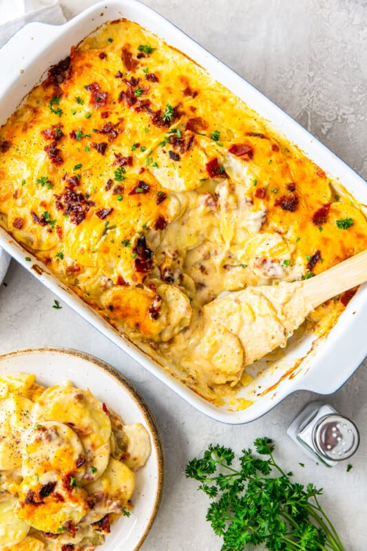 Loaded Scalloped Potatoes Recipe - The Cookie Rookie®