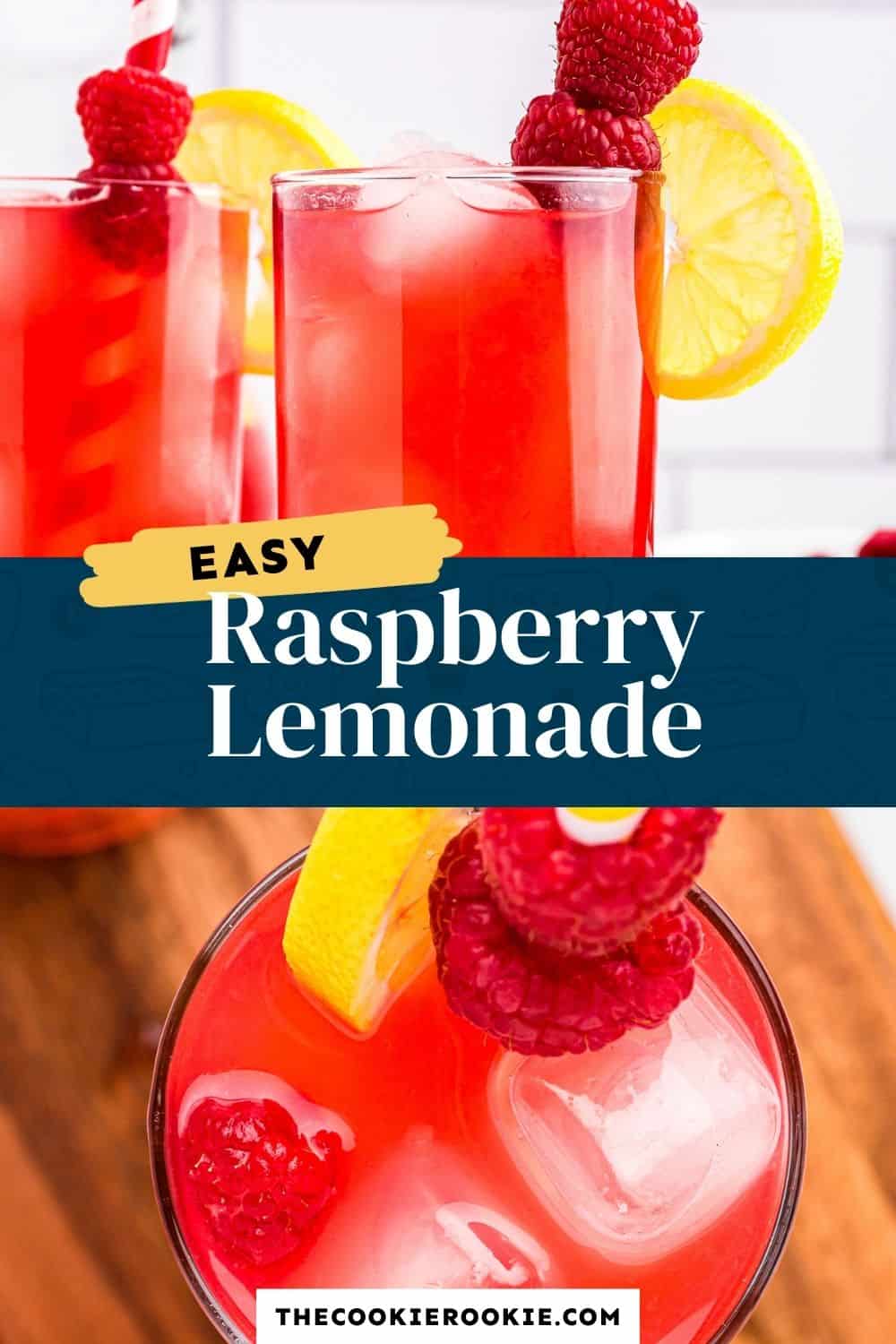 Raspberry Lemonade Recipe - The Cookie Rookie®