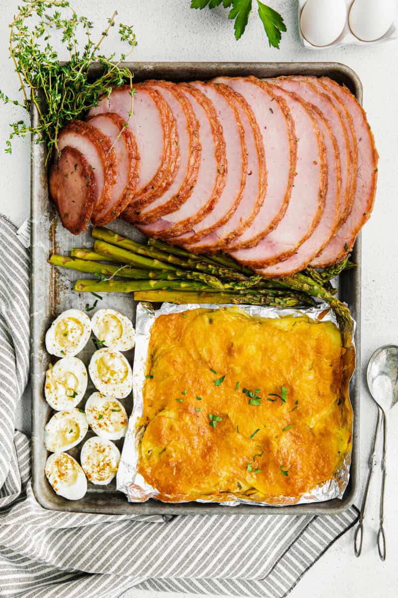 Sheet Pan Easter Dinner With Ham The Cookie Rookie®